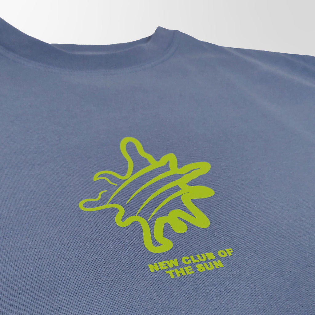 Sunstate Club T-Shirt / Stonewash Blue